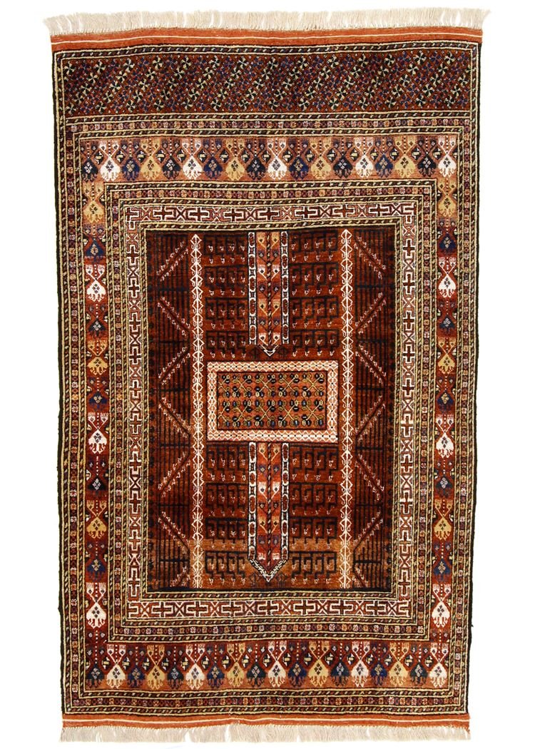 Afghan silk 183x114